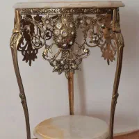 میز تلفن برنز