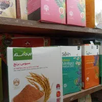 سبوس برنج. دمنوش تیبک. ادویه جات