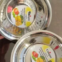 آبکش و لگن استیل unique اصل