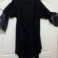 مانتو مشکی فری سایز