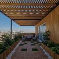 طراحی و اجرای روف گاردن و آلاچیق