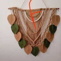 دیوار کوب مکرومه