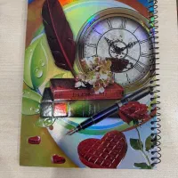 دفترخط دار100برگ جلد سخت