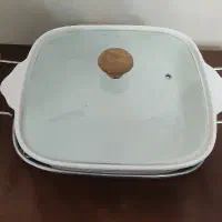 ظرف سفید سرامیکی