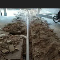 نصب واتصال انشعاب فاضلاب شهری اگو