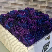 دسته گل ، باکس گل ، گل روبانی