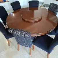میز غذاخوری چوب اصل ۸ نفره