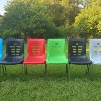 صندلی پلاستیکی پایه فلز طرح میزلند