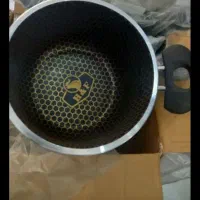 سرویس قابلمه ۱۴ تیکه نو داخل کارتن رنگ مشکی