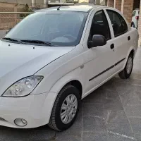 تیبا صندوق دار سفید مدل ۱۳۹۸