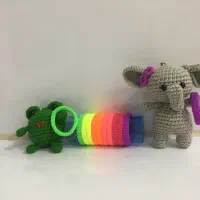 کش مو حوله ای رنگی کوچک