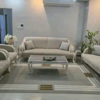 مبلمان راحتی همراه با میز نهار خوری 6 نفره ست خودش
