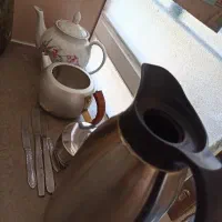 قندان استیل.قوری فلاسک استیل