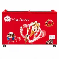 فریزر تاپینگ بستنی هاچاسو مدل 470 لیتری