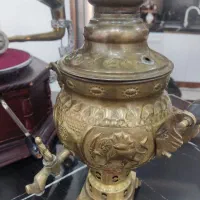 سماور برنجی مهر دار انتیک