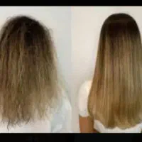 رنگ مو کراتین مو کوتاهی مو