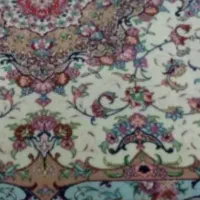 ی جفت قالیچه کرک ابریشم نو نو قابل