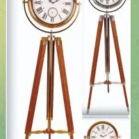 ساعت دیواری ایستاده چوب تنظیم ارتفاع دیاکو