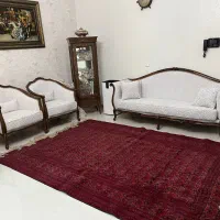 فرش دستباف ۶ متری نو قرمز لاکی رنگ