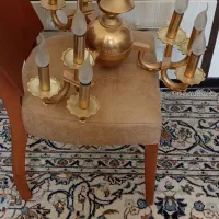 لوستر برنجی ابکاری طلا