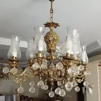 لوستر برنز ۶ و ۸ شاخه سنگین