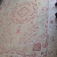 فرش ۶متری گل برجسته ابریشم دار