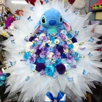 انواع سبد گل باکس عروسکی شیک