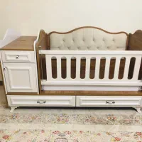 تخت خواب چندحالته کودک نوجوان گهواره میزتحریر