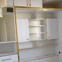 قفسه و دکور و کتابخانه اتاق خواب و آرایشگاهی