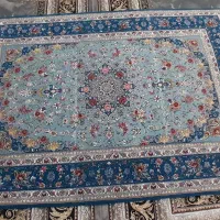 قالی ابریشم دست باف