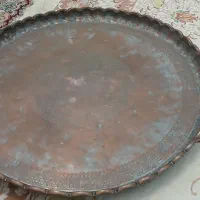 سینی مسی عتیقه و بسیار سنگین