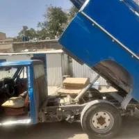 حمل نخاله وزباله توسط نیسان کمپرسی