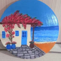 دیوارکوب نقاشی شده