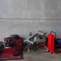 لاستیک درار کامیونی وبالانس پخت لاستیک پمپ باد۱۰۰۰
