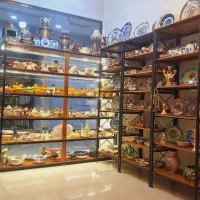 قاب و قدح  ژاپنی آنتیک و قدیمی بلور قدیمی