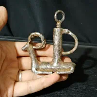۳ عدد قفل طرحدار فولادی و دستساز