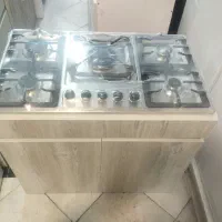 اجاق گاز طرح فراکونومی صفحه استیل لفرا ۵۰۵۰