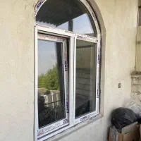 درب پنجره تعمیرات upvc توری پلیسه الومینیوم شیشه