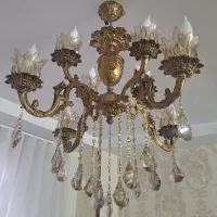 لوستر ۸ شعله برنزی