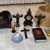 لوازم خونه و دکوری و مجسمه و ساعت و شمعدون