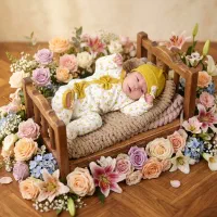 عکس نوزاد در آتلیه فیلم و عکس پانیذ