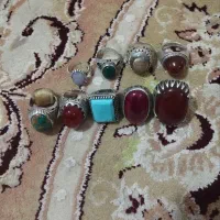 ۹عددانگشترسنگین ودرشت
