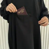 عبا مناسب اربعین جیب دار جنس نخی