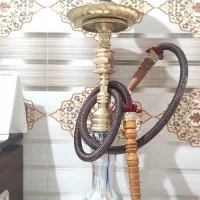 قلیون برنجی  قدیمی سنگین