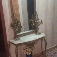 آینه شمعدان دان برنز اصل ۴۰ ساله