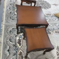 عسلی و گل میز چوب سوپر راش گرجستان
