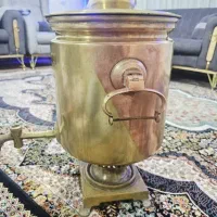 سماور روسی ذغالی قدرتمدار آنتیک