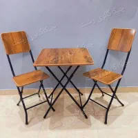 میز و صندلی تاشو چوبی(فست فود کافه منزل تحریر)