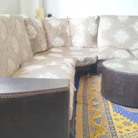مبل ال هفت نفره با میز گرد