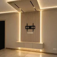 نقاشی ساختمان و کاغذ دیواری و سقف کاذب